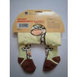 Novia dětské punčocháče Baby froté ZOO 04 žirafa žlutá – Zboží Mobilmania