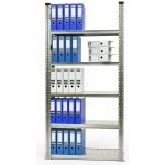 FP Systems Archivní regál na šanony 1972x900x600 mm 5 polic přídavný stříbrný pozink – Zboží Mobilmania