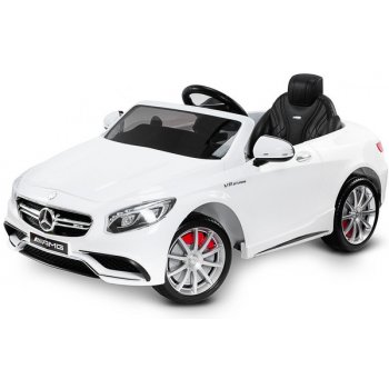 Carero Toyz elektrické autíčko Mercedes Benz S63 AMG 2 motory bílá