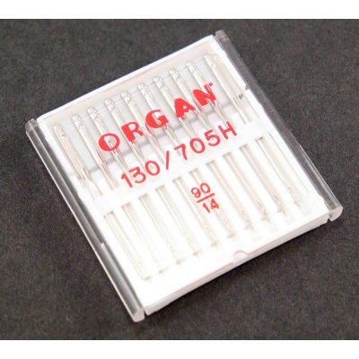 Jehly do šicích strojů Organ - 10 ks - velikost 90 – Zboží Dáma