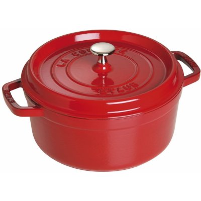 Staub Litinový hrnec s poklicí Cocotte višňová 20 cm / 2,2 l 1102006 – Zboží Mobilmania