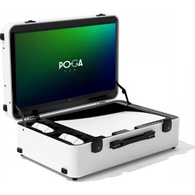 POGA Lux - PlayStation 5 cestovní kufr s LED monitorem - bílý