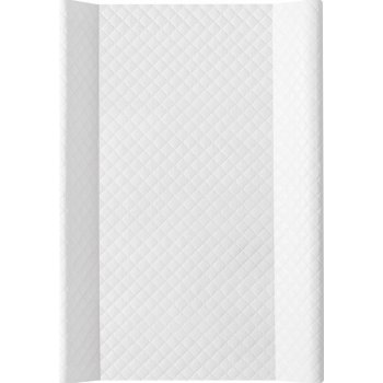 CEBA Podložka 2-hranná s pevnou deskou Comfort Caro Bílá 50 x 70