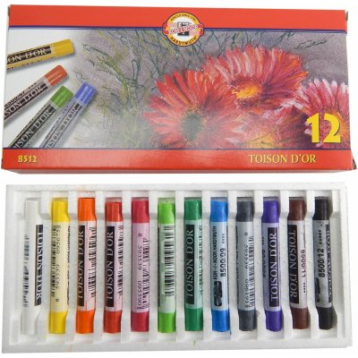 Koh-i-noor Prašné školní křídy 8512 set 12 ks – Hledejceny.cz
