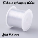 Čirý nylonový vlasec, nepružný, 0,2mm (100m) – Hledejceny.cz