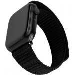 FIXED Nylon Sporty Strap nylonový řemínek pro Apple Watch 42 / 44 / 45mm černý FIXNST2-434-BK – Zboží Živě