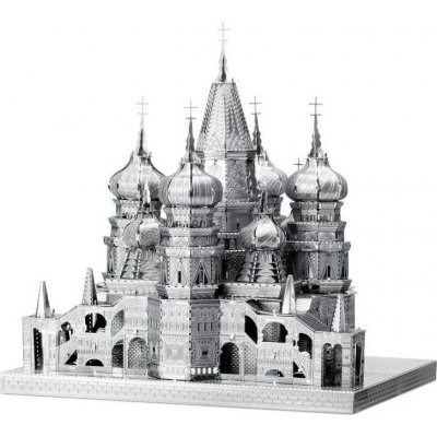 Metal Earth 3D puzzle Chrám Vasila Blaženého (ICONX) 74 ks – Zbozi.Blesk.cz