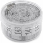 Metr krejčovský 150 cm v plastovém pouzdře - bílá (12 ks) – Zboží Dáma