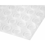 Onpira Malé průhledné samolepicí gumové dorazy/podložky Ø8-15mm Typ: Ø 8 mm (80 ks) – HobbyKompas.cz