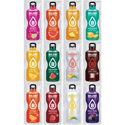 Bolero Instantní nápoj 9 g mix 12 příchutí 108 g – Hledejceny.cz