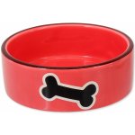 Dog Fantasy Miska keramická potisk kost 12,5 cm – Zbozi.Blesk.cz