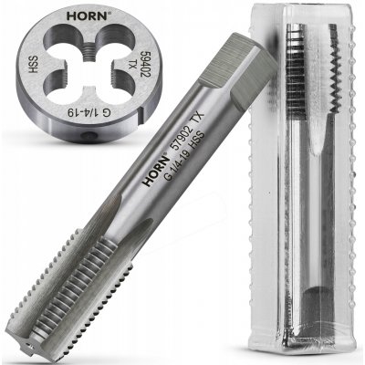 Závitník trubkový 1/4'' - 19 závitů na palec HSS DIN5157 válcový + závitové očko – Hledejceny.cz