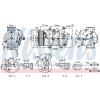 Autoklimatizace a nezávislé topení NISSENS Kompresor, klimatizace 891069