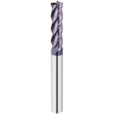 Fréza stopková tvrdokovová čtyřbřitá dlouhá (pro materiály do 55 HRC) 3x50/20 (D2=4 mm)TialN – Zboží Mobilmania