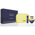 Versace Dylan Blue pour Femme EDP 100 ml + Dylan Blue pour Femme EDP 10 ml + kosmetická taška dárková sada – Hledejceny.cz