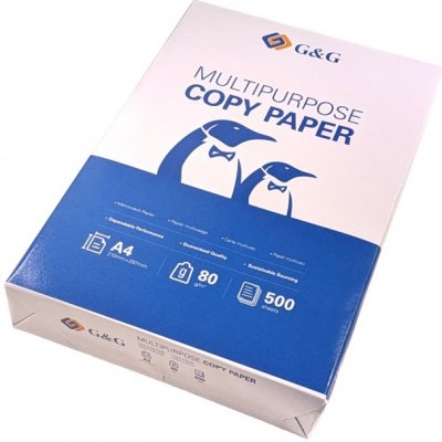 Kante Kancelářský papír - G&G A4, bílý, 80 g/m2, 500 listů 80g, A4 – Zboží Živě