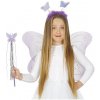 Dětský karnevalový kostým Set motýlek čelenka křídla hůlka 50X36 cm