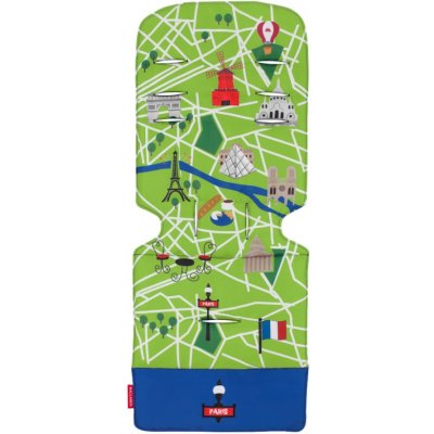 Maclaren podložka Paris City Map – Zboží Mobilmania