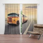 Sablio Závěs Autobus veterán: 2ks 140x250cm – Hledejceny.cz