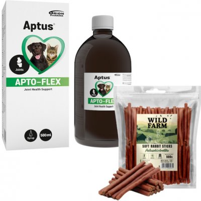 Aptus Apto-Flex 500 ml WILD FARM Králičí tyčinky 500 g – Hledejceny.cz
