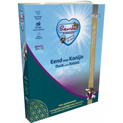 Renske Fresh Menu Adult Duck Rabbit and Rice 395 g – Sleviste.cz