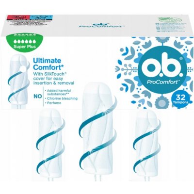 O.B. ProComfort Super Plus hygienické tampony 32 ks – Sleviste.cz