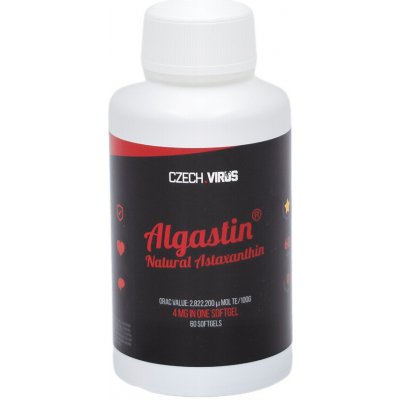 Czech Virus Algastin Natural Astaxanthin 60 kapslí – Zbozi.Blesk.cz