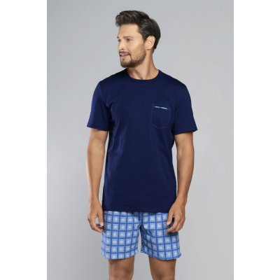 Kryspin pánské pyžamo krátké tm.modré – Zbozi.Blesk.cz