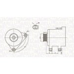 Alternátor MAGNETI MARELLI 063731782010