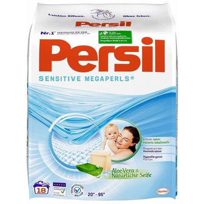 PERSIL Sensitive Megaperls prášek na praní pro citlivou pokožku 1,332 kg 18 PD – Zboží Mobilmania