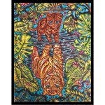 Colorvelvet Sametový obrázek Tygr/Kočka, 47 × 35 cm – Zbozi.Blesk.cz