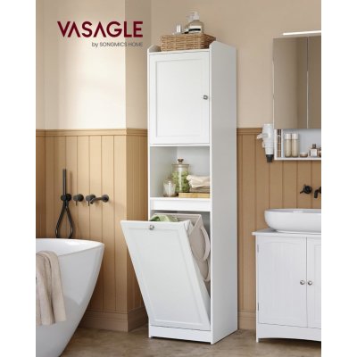 Koupelnová skříňka s košem na prádlo BBC761W01 – Zboží Dáma