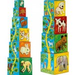 Djeco skládací kostky pyramida Moji kamarádi – Zboží Mobilmania