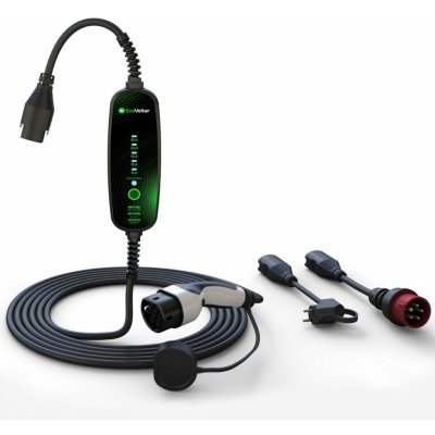 EcoVolter II PRO chytrý přenosný Wallbox 22kW 3x32A kabel 6,5 m APP set BASIC typ 2 EcoVolter II PRO - 3x32A-6,5 m | Zboží Auto