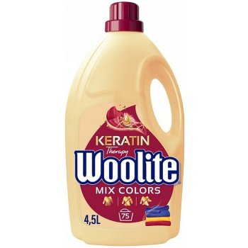 Woolite Keratin Therapy Mix Colors prací gél 75 PD 4,5 l