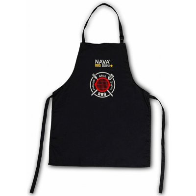 BBQ Guru černá odolný textil zástěra 60x75cm – Hledejceny.cz