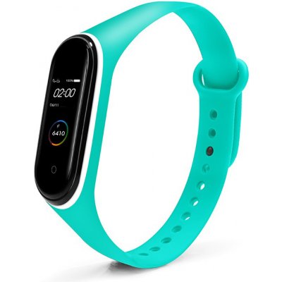 Xiaomi Mi Band 3/4 náhradní náramek Dvoubarevný Cyan-bílá MBSCZ-4DBCYB – Zbozi.Blesk.cz