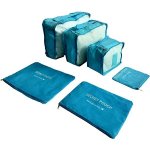 Bertoo Cestovní organizéry do kufru sada 6 ks světle modré – Zboží Dáma Bertoo Cestovní organizéry do kufru sada 6 ks světle modré – Zboží Dáma