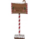 Clayre & Eef Hnědá kovová dekorace schránky Santa - 14*8*37 cm – Hledejceny.cz