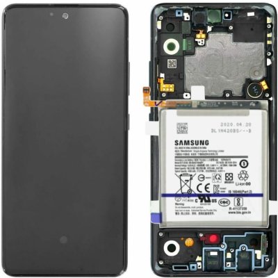 LCD Displej + Dotykové sklo + Rám + Baterie Samsung Galaxy A51 5G – Zbozi.Blesk.cz