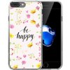 Pouzdro a kryt na mobilní telefon Apple PROTEMIO 10117 MY ART kryt Apple iPhone 7 Plus / 8 Plus BE HAPPY (019)