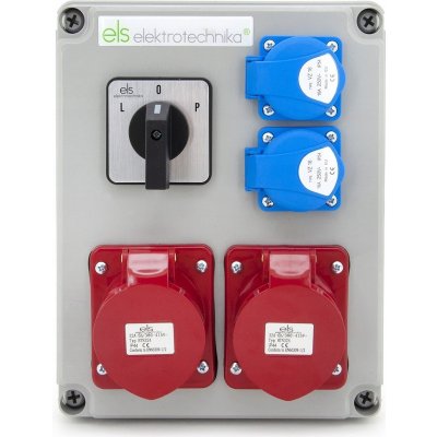 Rozvaděč ELS Elektrotechnika 230 V IP44 32 A – Zbozi.Blesk.cz