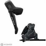 Shimano GRX BL-RX825L/BR-RX820F Di2 řazení/hydr. brzda, 1x12, Flat Mount, had. 1 000 mm – Hledejceny.cz