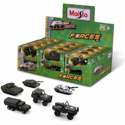 Maisto Military series display box, FM Force 3, assort 24 ks – Zboží Dáma