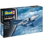 Revell Lockheed Martin F 22A Raptor 03858 1:72 – Zboží Mobilmania