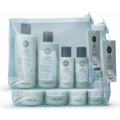 Maria Nila True Soft Beauty Bag šampon 300 ml + kondicionér 300 ml + šampon 100 ml + kondicionér 100 ml dárková sada