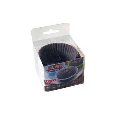 Toro Forma košíčky na mufiny silikon 6ks hnědá Ø7cm 263324 – Zboží Dáma