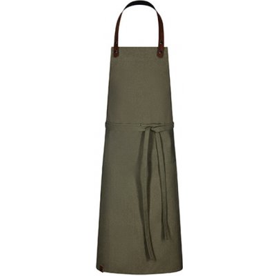 Exner Dlouhá pracovní zástěra s laclem EX198 Dark Green Washed 75 x 100 cm – Hledejceny.cz