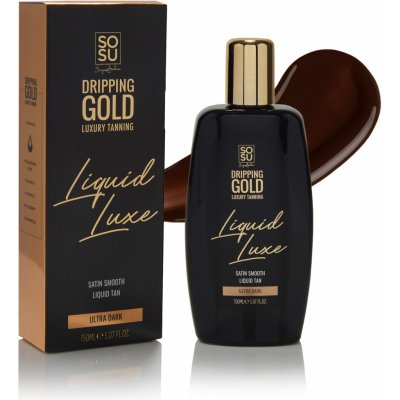 Sosu Dripping Gold Liquid Luxe samoopalovací voda ultra dark 150 ml – Zboží Dáma