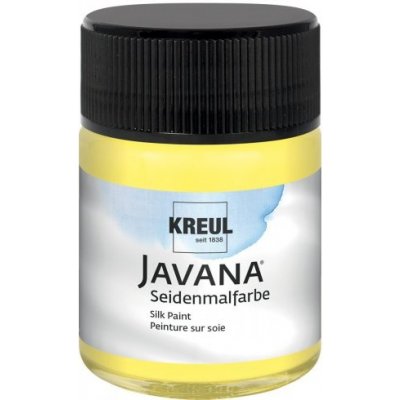 Kreul Barva na hedvábí JAVANA 50 ml fluorescenční žlutá – Zboží Dáma